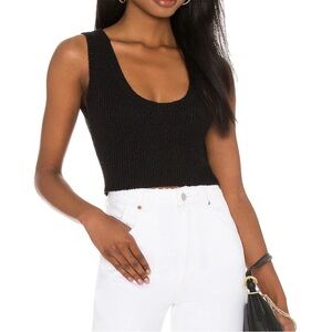 ROLLA'S Black Knit Tank Top